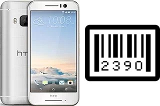 How to find the serial number on HTC One S9