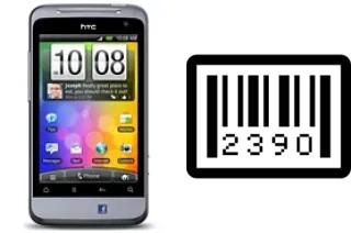 How to find the serial number on HTC Salsa