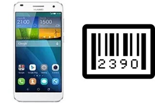 How to find the serial number on Huawei Ascend G7