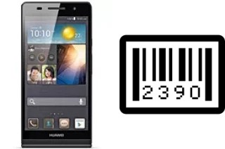 How to find the serial number on Huawei Ascend P6