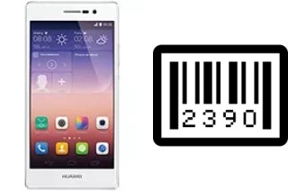 How to find the serial number on Huawei Ascend P7