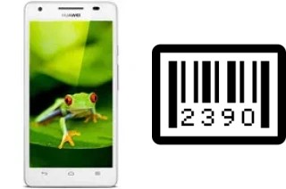 How to find the serial number on Huawei Honor 3