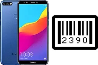 How to find the serial number on Huawei Honor 7C