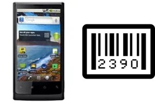 How to find the serial number on Huawei U9000 IDEOS X6