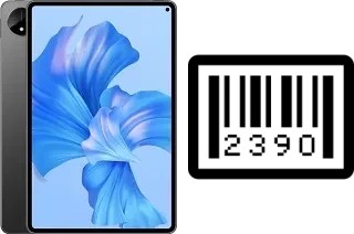 How to find the serial number on Huawei MatePad Pro 11 (2022)