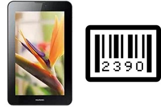 How to find the serial number on Huawei MediaPad 7 Vogue