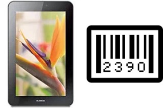 How to find the serial number on Huawei MediaPad 7 Youth2