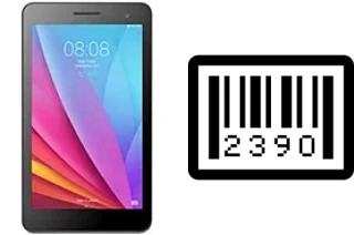 How to find the serial number on Huawei MediaPad T1 7.0 Plus