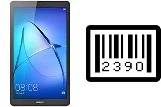 How to find the serial number on Huawei MediaPad T3 7.0