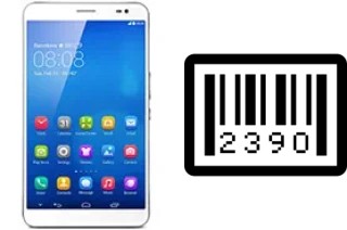 How to find the serial number on Huawei MediaPad X1