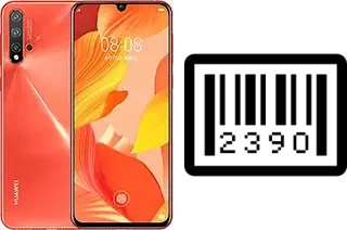 How to find the serial number on Huawei nova 5 Pro