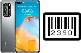 How to find the serial number on Huawei P40