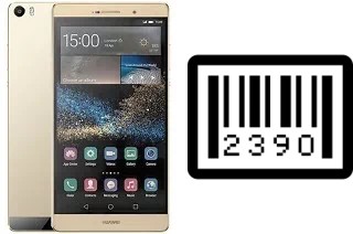 How to find the serial number on Huawei P8max