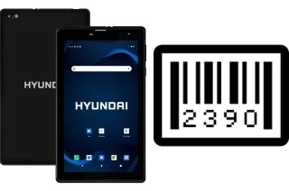 How to find the serial number on Hyundai HyTab 7LC1