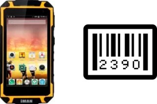 How to find the serial number on iMan i6800