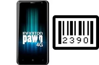 How to find the serial number on Infiniton Pawn 4G