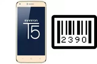 How to find the serial number on Infiniton T5