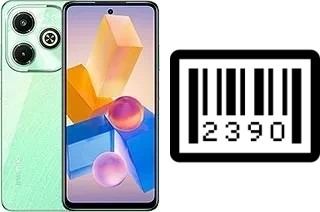 How to find the serial number on Infinix Hot 40i