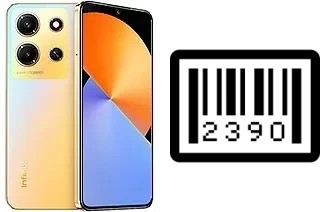 How to find the serial number on Infinix Note 30i