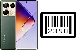 How to find the serial number on Infinix Note 40 Pro