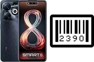 How to find the serial number on Infinix Smart 8 (India)