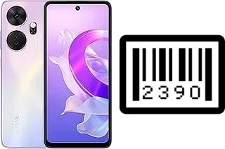 How to find the serial number on itel P55+