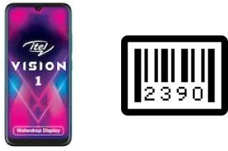 How to find the serial number on itel Vision 1