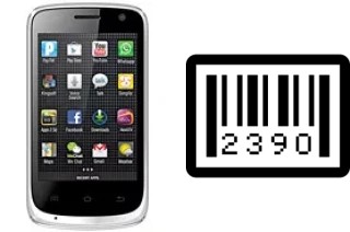 How to find the serial number on Karbonn A1+