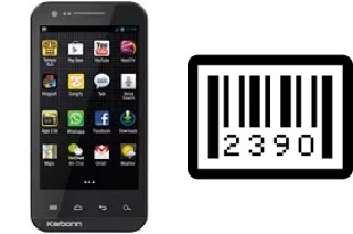 How to find the serial number on Karbonn A11