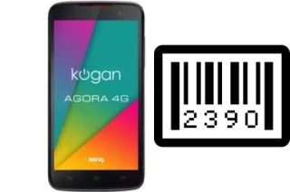 How to find the serial number on Kogan Agora 4G