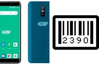 How to find the serial number on Krip K55h