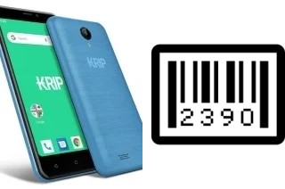 How to find the serial number on Krip K5d