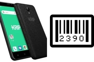 How to find the serial number on Krip K5m