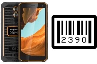 How to find the serial number on Kruger-Matz DRIVE 6S