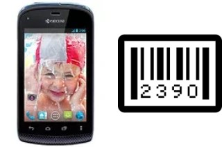 How to find the serial number on Kyocera Hydro C5170