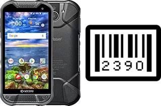 How to find the serial number on Kyocera DuraForce Pro 2