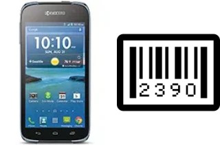 How to find the serial number on Kyocera Hydro Life