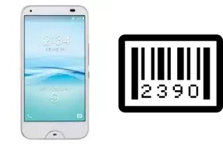 How to find the serial number on Kyocera rafre KYV40