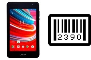 How to find the serial number on Lanix Ilium PAD RX7