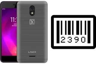 How to find the serial number on Lanix X550