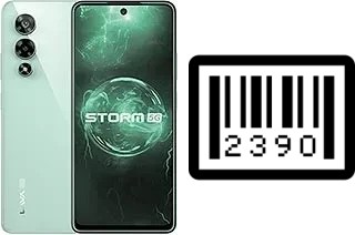 How to find the serial number on Lava Storm