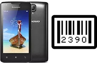 How to find the serial number on Lenovo A1000