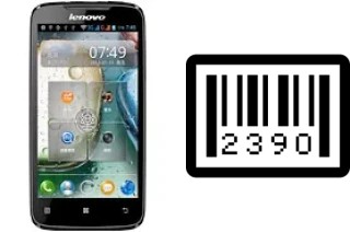 How to find the serial number on Lenovo A390