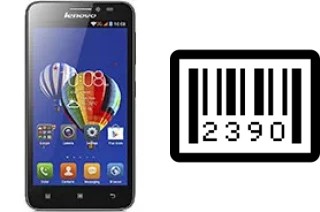 How to find the serial number on Lenovo A606