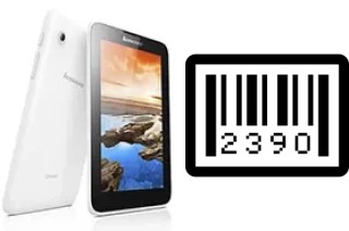 How to find the serial number on Lenovo A7-30 A3300