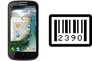 How to find the serial number on Lenovo A800