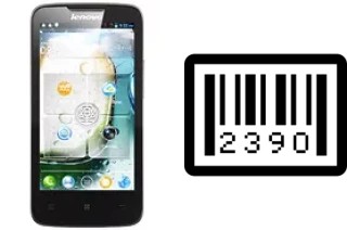 How to find the serial number on Lenovo A820