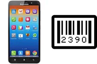 How to find the serial number on Lenovo A850+