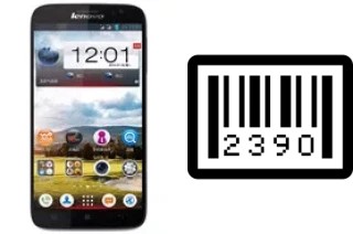 How to find the serial number on Lenovo A850