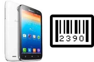 How to find the serial number on Lenovo A859